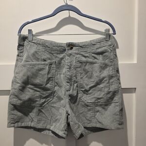 Kavu Women's Shore Thing Short Chinois Green Corduroy Size 8  Outdoor Hiking